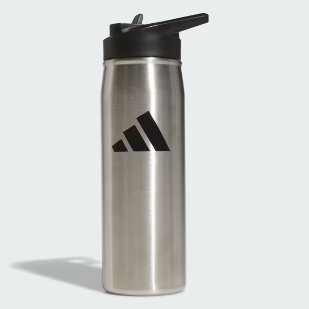 adidas M Steel Straw 600 Metal Bottle Tumbler with Logo